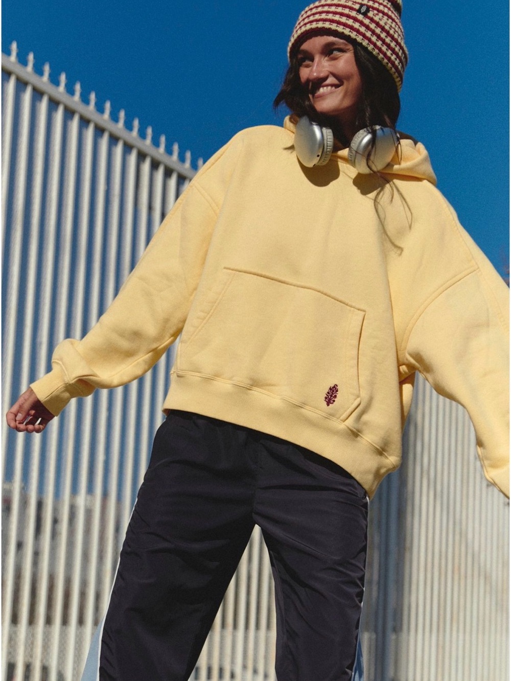 FP Movement A Cut Above Hoodie Sunlit Combo Small NWOT